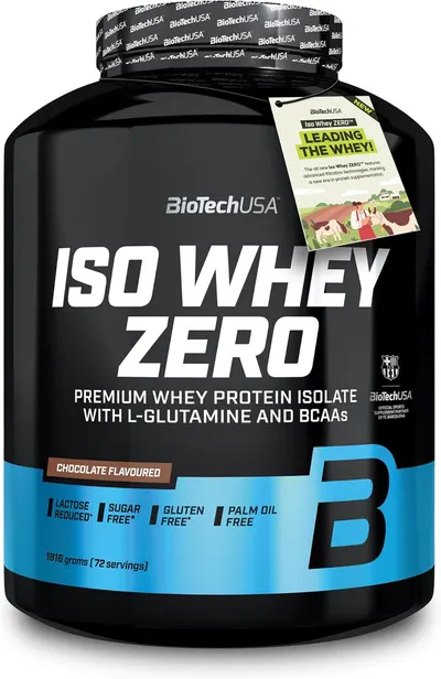 Iso Whey Zero, ciocolată, 1816 g, BioTech USA