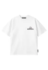 Tricou relaxed fit din bumbac cu imprimeu pe partea din spate Brain Rot