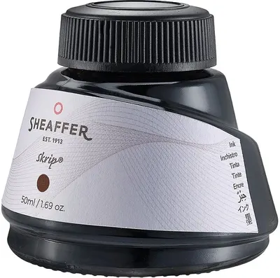 Sticlă de cerneală Sheaffer Skrip - Maro, 50 ml
