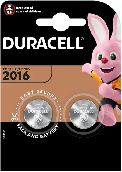 Baterii cu litiu Duracell - 2016, 2 buc.