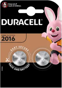 Baterii cu litiu Duracell - 2016, 2 buc.