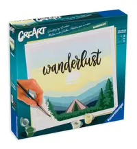 Set de pictură Ravensburger CreArt - poftă de călătorie