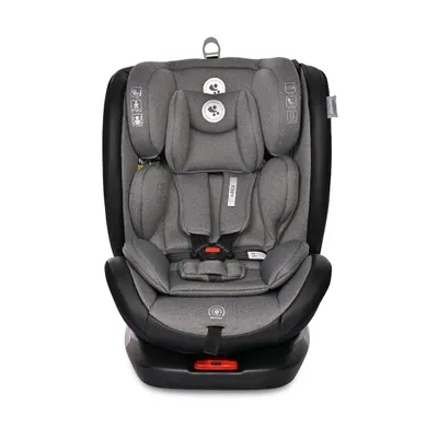 Scaun auto, Lorelli Ares, Isofix, i-Size, rotativ 360 grade, 40-150 cm, 0 luni-12 ani, Grey