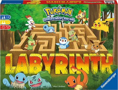 Joc de societate Ravensburger - Pokemon Labyrinth - pentru copii