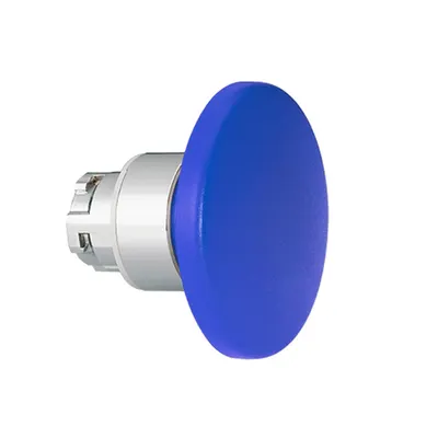 Cap buton ciuperca , Ø22MM 8LM METAL SERIES, diametru, Ø60MM. BLUE