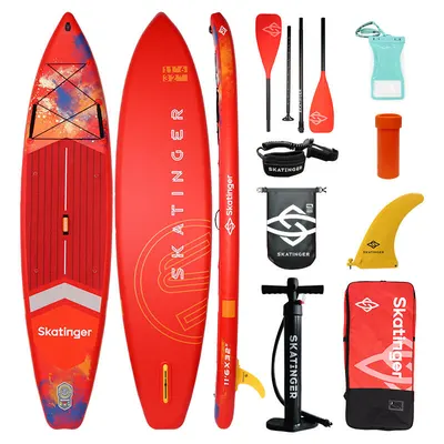 Placă SUP SKATINGER Interstellar Red 350x81x15 cm (11') touring