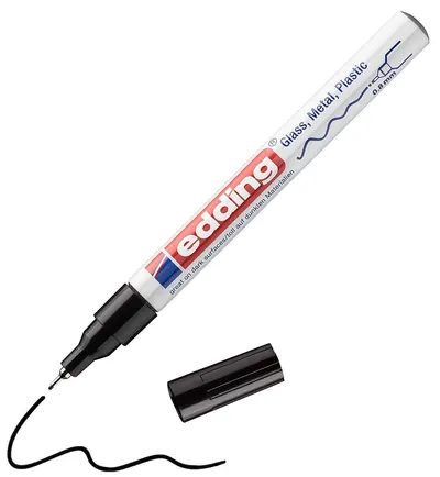 Marker permanent Edding 780 - negru