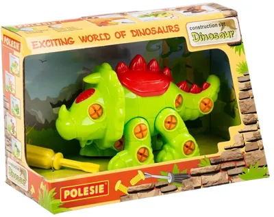 Constructor pentru copii Polesie Toys - Dinozaur triceratops