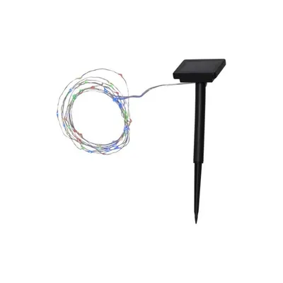 Șirag luminos solar de exterior LED Star Trading Dew Drop, 50 becuri, lungime 5 m
