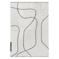 Covor fildeș lavabil din bumbac 140x200 cm Shadow – Mette Ditmer Denmark
