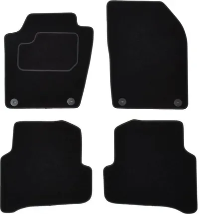 Covorase auto (set, velur, culoare negru) SKODA FABIA III dupa 2014