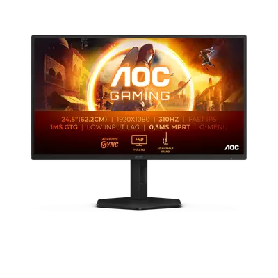 Monitor Gaming AOC 25G4SXU, 24.5", 1920 x 1080 pixeli, Black, Grey, 3 ani Garantie