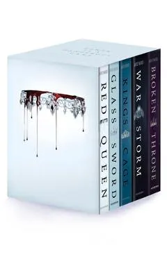 Red Queen 5-Book Paperback Box Set: Red Queen, Glass Sword, King's Cage, War Storm, Broken Throne