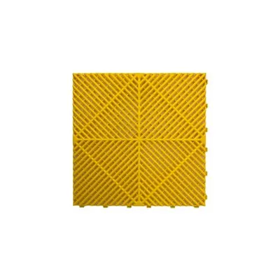 Pardoseala modulara ventilata PP 40x40x1.8cm garaj trafic intens Galben Cod: PM10003