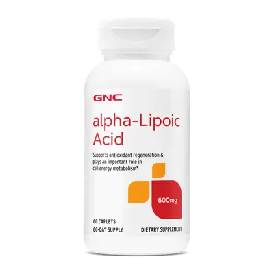 Acid Alfa Lipoic 600 mg, GNC | 60 comprimate