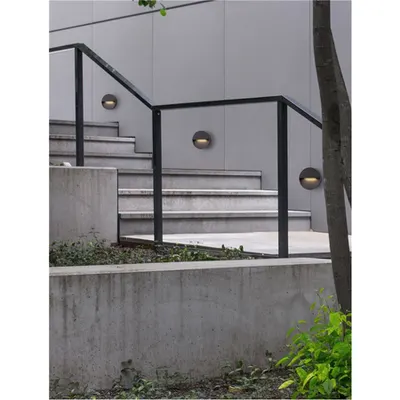 Lampa trepte ARNE Anthracit Aluminiu turnat Aluminiu & Clear Acrylic LED 1.5 Wat 39Lm 3000K CRI >81 UGR