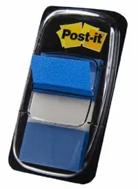 Indici autoadezivi Post-it 680-2 - Albastri, 2.5 х 4.3 cm, 50 buc.