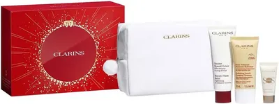 Set Clarins Radiance Care - cu neceser, 3 piese