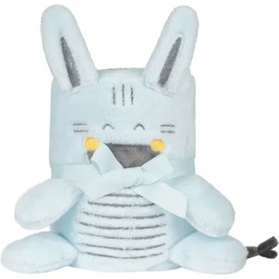 Pătură pentru bebeluși cu broderie 3D KikkaBoo - Stripy Friends