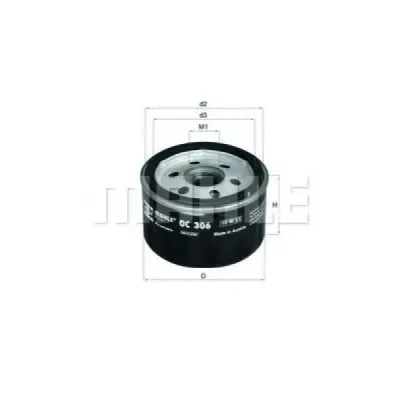 Filtru ulei MAHLE ORIGINAL OC 306