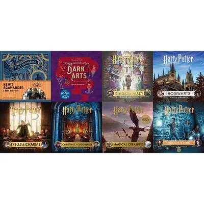 Harry Potter & Fantastic Beasts Movie Scrapbook - 8 Book Collection