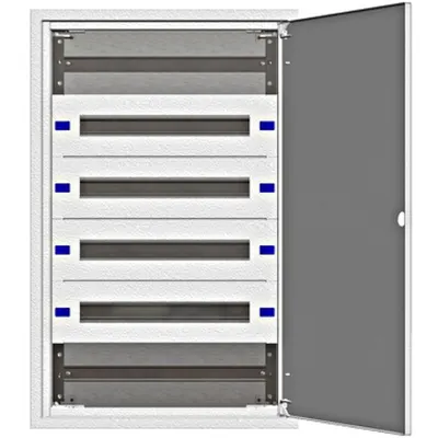 Flat Enclosure Flush mounted 2U-18K, H=915 W=590 D=100mm