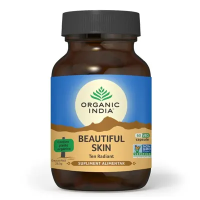 Beautiful Skin - Ten Radiant, 60 capsule vegetale, Organic India