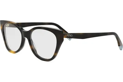 FENDI Way Havana Pantos Eyeglasses