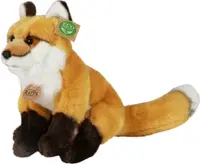 Jucărie de pluș Rappa Eco Friends - Vulpe, așezată, 27 cm