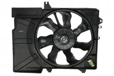 Ventilator radiator (cu carcasa) potrivit HYUNDAI GETZ 1.1 1.3 09.02-09.05