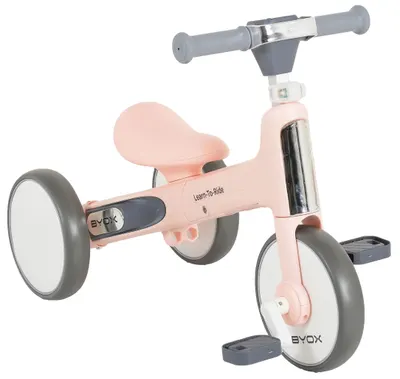 Bicicletă de echilibru pentru copii 2 în 1 Byox - Learn to Ride, roz