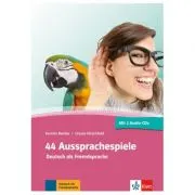 44 Aussprachespiele, Buch + 2 Audio-CDs + Online-Angebot. Deutsch als Fremdsprache