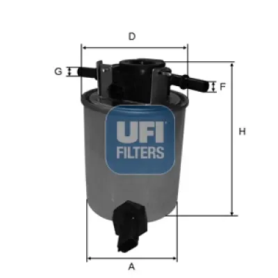 Filtru combustibil UFI 24.020.01