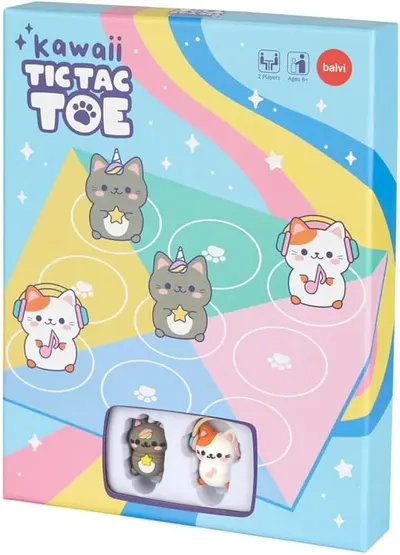 Joc de societate Tic Tac Toe in styleKawaii - Familie