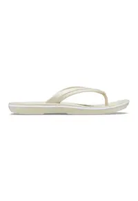 Papuci flip-flop unisex de cauciuc - Alb fildes