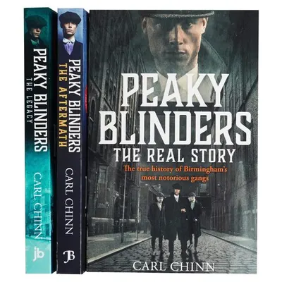 Peaky Blinders 3 Books Collection Set, Carl Chinn