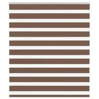 Gossi jaluzea tip zebra maro latime tesatura 120,9 cm poliester