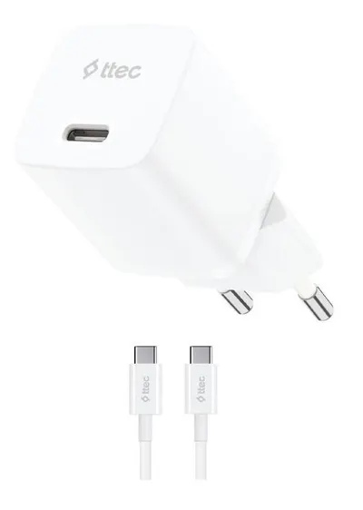 Încărcător Ttec – SmartCharger, 20W, alb