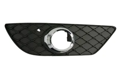 Grila bara Fata Stanga cu cadru, cu orificii proiector ceata, crom negru-mat potrivit MERCEDES C C204, C T-MODEL S204, C W204 01.07- 03.11-12.13