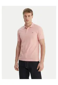 Tricou barbati - slim fit - roz - bumbac