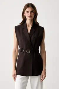 Pinko vestă pentru femei cu lână