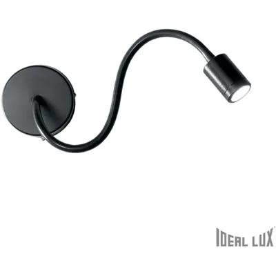 Aplica Focus, 1 LED, 200Lm, D:100 mm, H:280 mm, Negru
