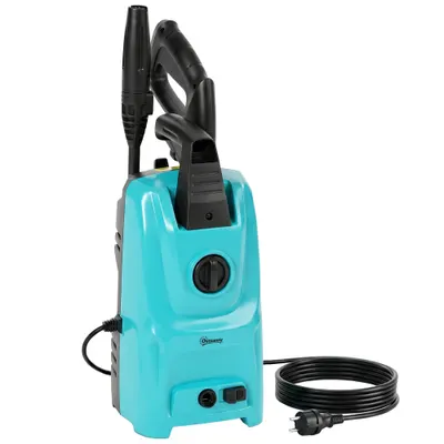 Outsunny Mașină de Spălat cu Presiune 1500 W, 120 Bari, Debit 390 L/h, Electrică cu Duza Reglabilă, Furtun 6 m, Albastru | Aosom Romania