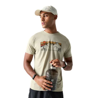 Tricou Drumeții În Natură Dare 2B Tech II Mountain Peaks Bărbați