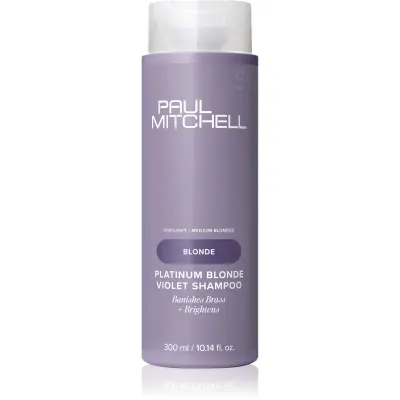 Paul Mitchell Blonde Platinum Blonde Violet Shampoo sampon violet pentru părul blond şi gri 300 ml