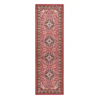 Traversă Nouristan Skazar Isfahan, 80 x 250 cm, roșu