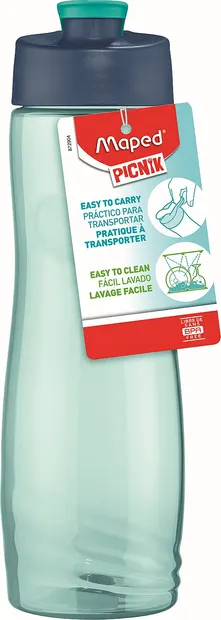 Sticlă de apă Maped Origin - Albastru, 750 ml