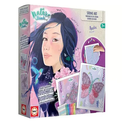 Set creativ Educa Nature Friends - Creați un panou cu fire