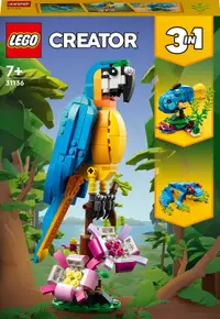 Constructor LEGO Creator 3 în 1 - Papagal exotic (31136)