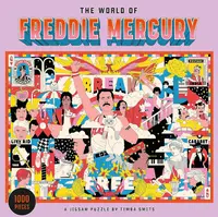 Puzzle Laurence King din 1000 piese - Lumea lui Freddie Mercury